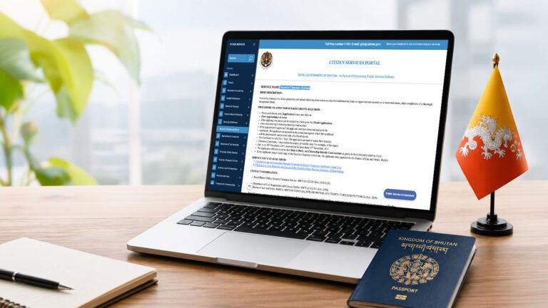Awareness on How to Apply for Bhutan Security Clearance Online